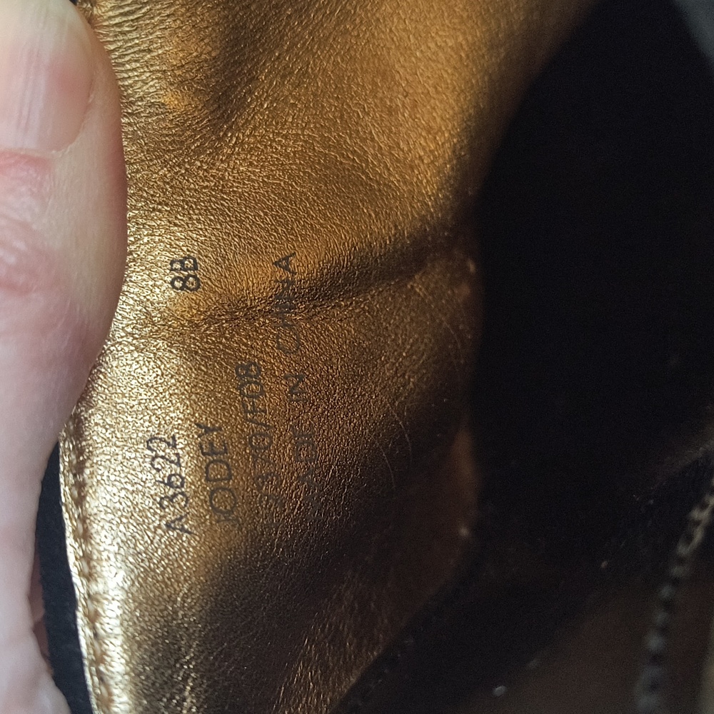 Coach Jodey Signature Black Suede Leather Mule Size 8 - Picture 8 of 9